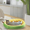 Pet Cat House for Dog Mat Warm Bed Small cats Beds Nest for Dogs Avocado Shape Sleeping Bags Comfortable Kennel Sofa