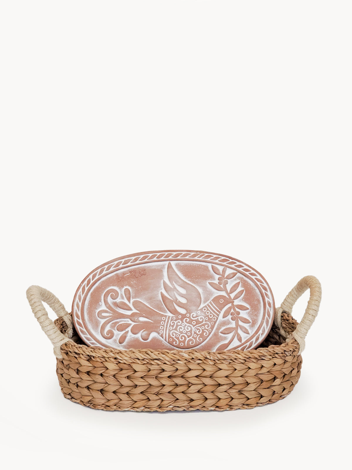 Handmade Bird Oval Bread Warmer & Basket | Keep Bread Fresh & Warm