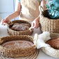 Handmade Bird Oval Bread Warmer & Basket | Keep Bread Fresh & Warm
